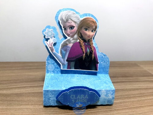 Porta Bis duplo 3D Frozen