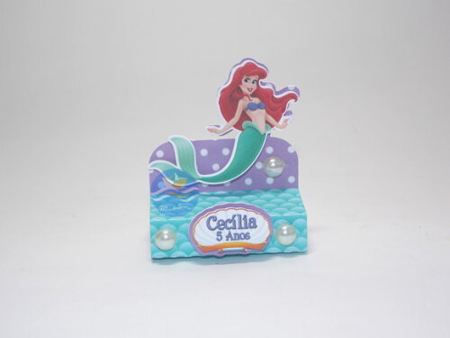 Porta Bis duplo 3D A Pequena Sereia