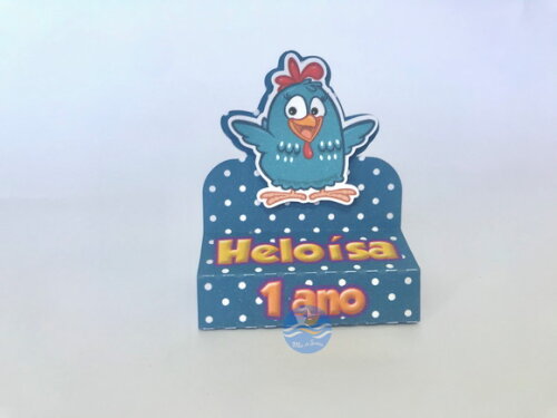 Porta Bis duplo 3D Galinha Pintadinha