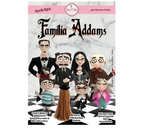 Apostila De Bonecos De Feltro Família Addams