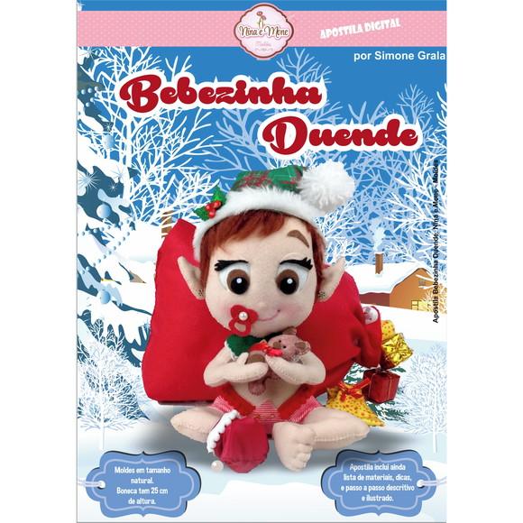 Apostila de Feltro Bebezinha Duende