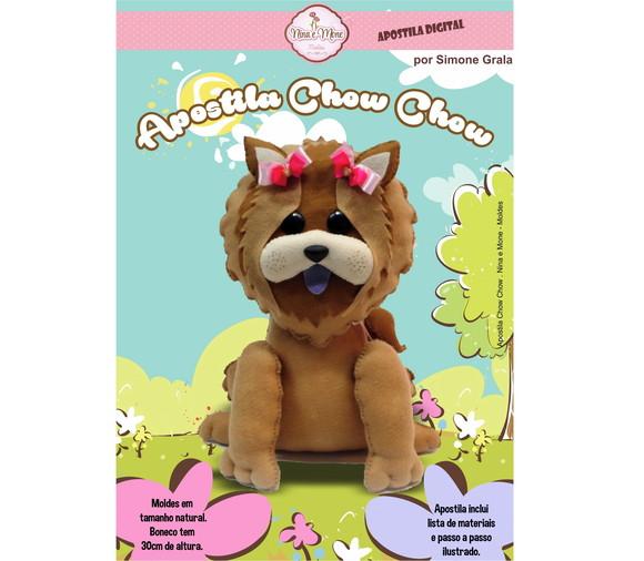 Apostila de Feltro Chow Chow