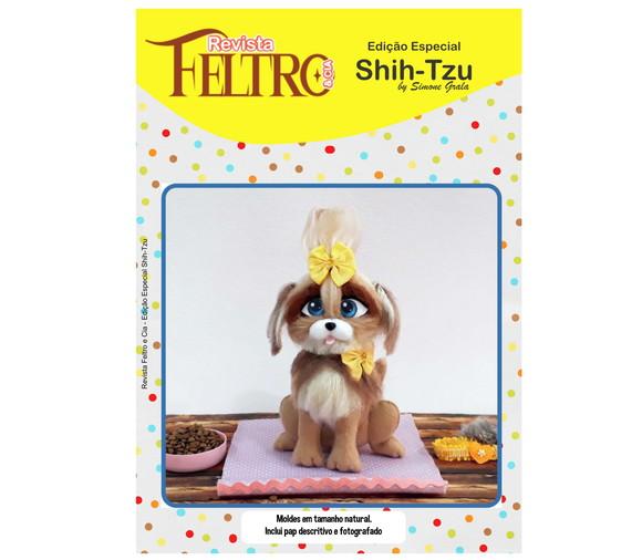 Revista Feltro e Cia - Molde Shih-tzu - Nina e Mone