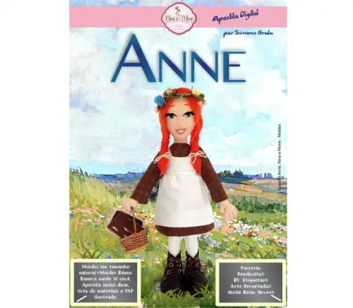 Apostila de feltro Anne