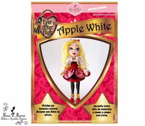 Apostila de Feltro Apple White
