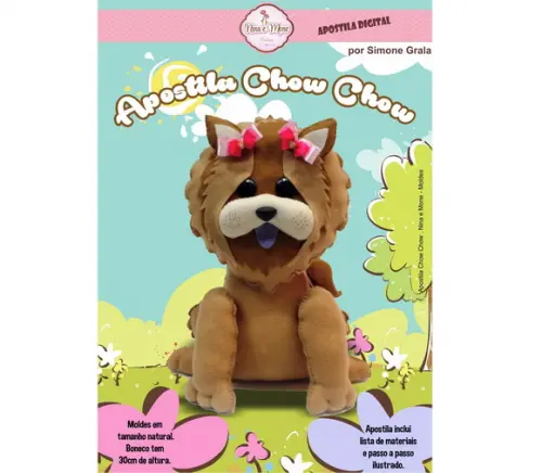 Apostila de Feltro Chow Chow