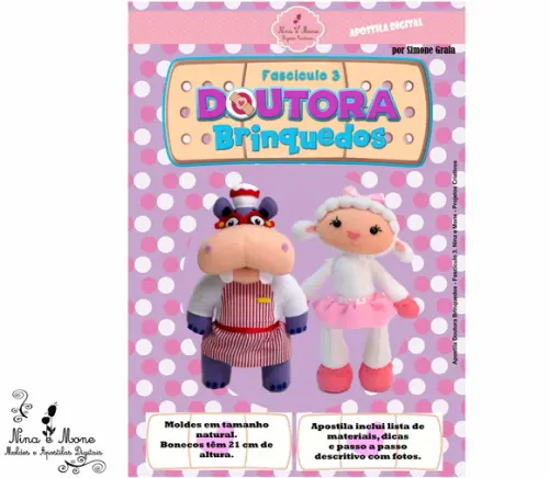 Apostila de Feltro Doutora Brinquedos - Fasc 3