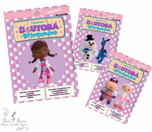 Apostila de Feltro Doutora Brinquedos - COMBO