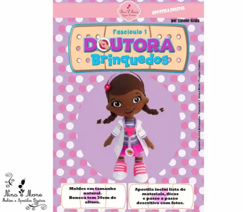 Apostila de Feltro Doutora Brinquedos - Fasc 1