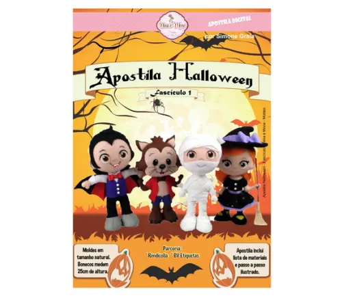 Apostila de Feltro Halloween - Fascículo 1