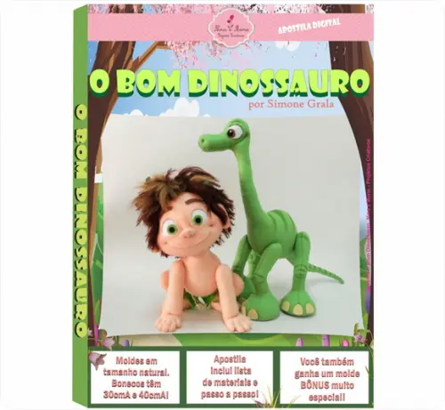 Apostila de Feltro o Bom Dinossauro - Arlo e Spot