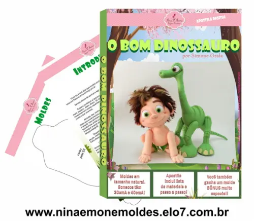 Apostila de Feltro o Bom Dinossauro - Arlo e Spot