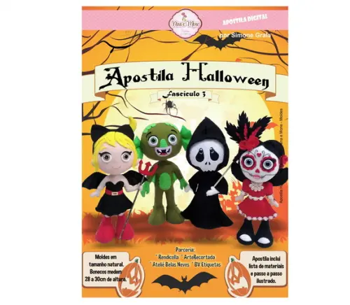 Apostila de Feltro Halloween - Fascículo 3