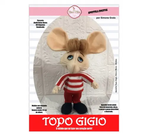 Apostila Topo Gigio de Feltro