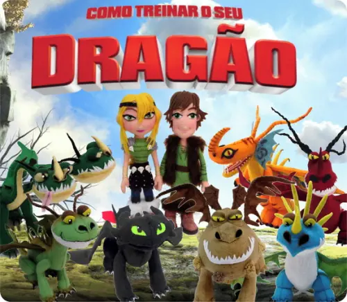 Apostilas Como Treinar Seu Dragão - Combo - 8 Fasciculos