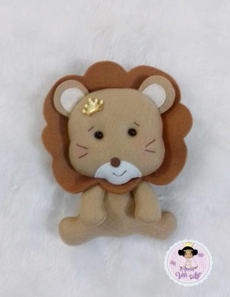 5 Bichinho Safari Baby Feltro Nicho -14 a 15 cm Decorativos