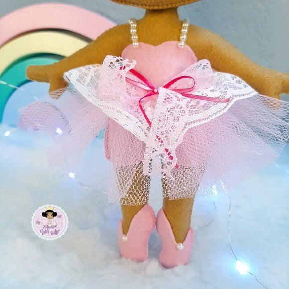 Bailarina de Luxo em Feltro 23 cm