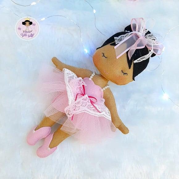 Bailarina de Luxo em Feltro 23 cm