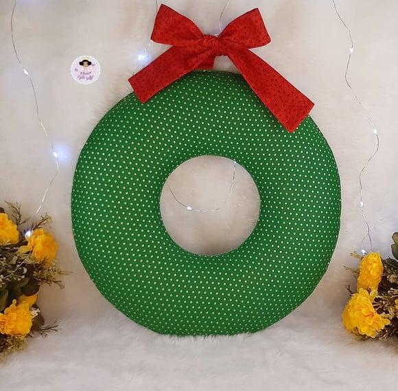 Guirlanda de Natal Papai Noel em Feltro