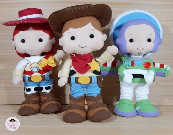 Kit Toy Story em Feltro para Decoração 30 cm