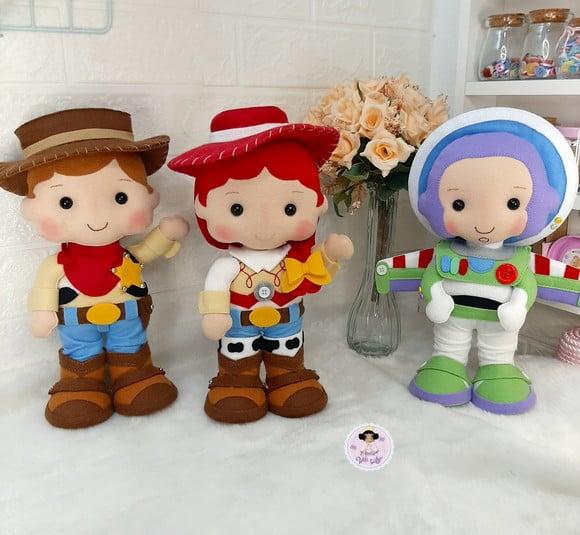 Kit Toy Story em Feltro para Decoração 30 cm