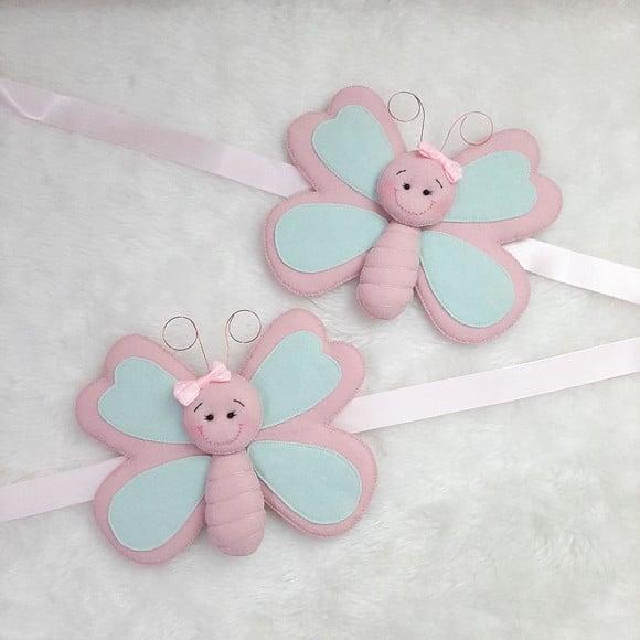 Prendedor de Cortina Borboleta 15 cm