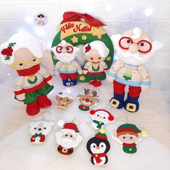 Pingente para Árvore de Natal 12 cm ( 7 Peças )