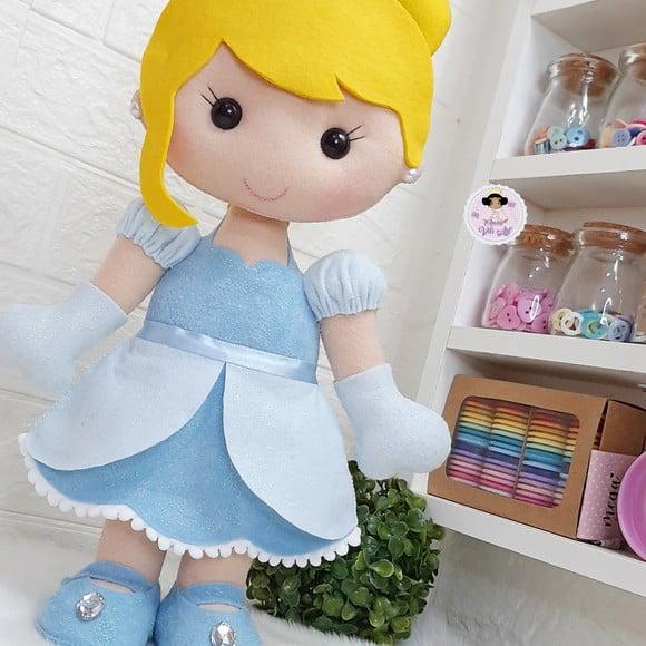 Princesa Cinderela 35cm Decoração de Festa
