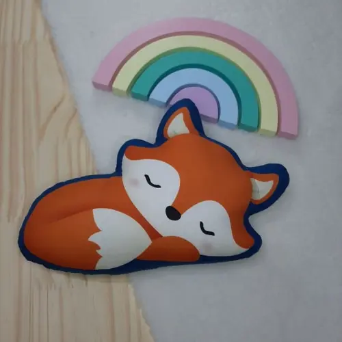 Almofada Rposinha Naninha para Bebê - Decoração