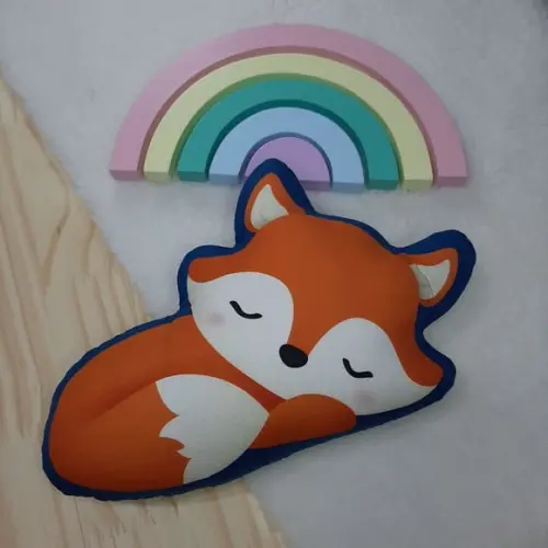 Almofada Rposinha Naninha para Bebê - Decoração