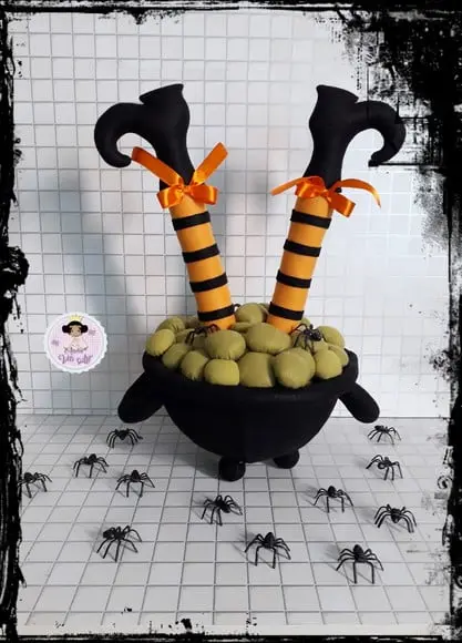 Caldeirão de Bruxa - Halloween 41cm