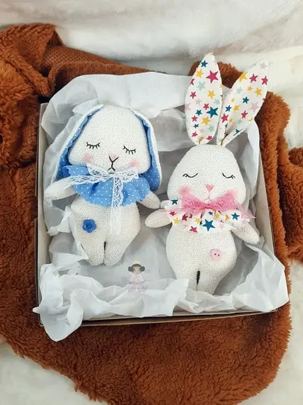 Casal de Coelhinhos Mini