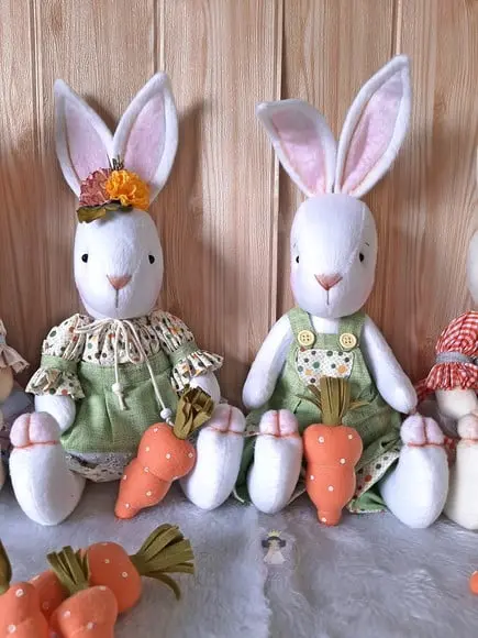 Casal de Coelho de Páscoa