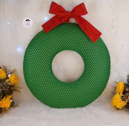 Guirlanda de Natal Papai Noel em Feltro