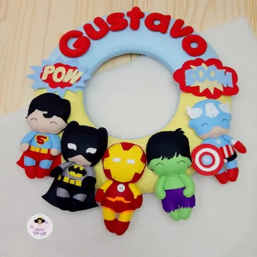 Guirlanda Enfeite Maternidade Heroi Baby