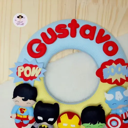 Guirlanda Enfeite Maternidade Heroi Baby