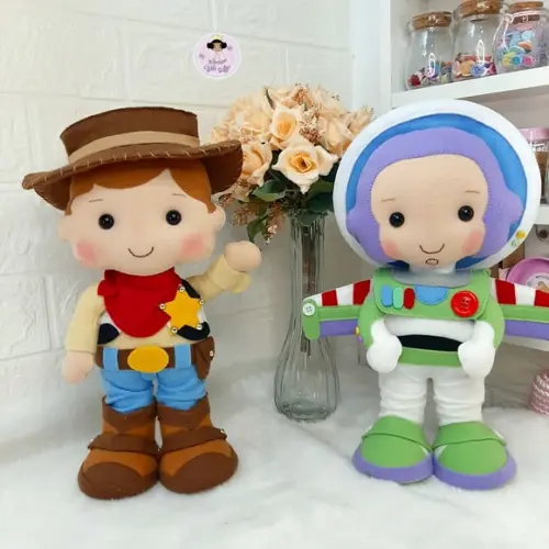 Kit Toy Story em Feltro para Decoração 30 cm