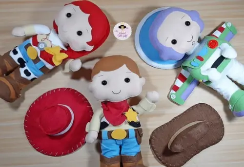 Kit Toy Story em Feltro para Decoração 30 cm