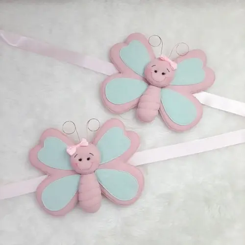 Prendedor de Cortina Borboleta 15 cm