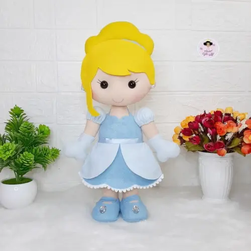 Princesa Cinderela 35cm Decoração de Festa