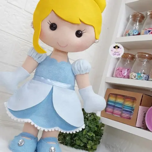 Princesa Cinderela 35cm Decoração de Festa