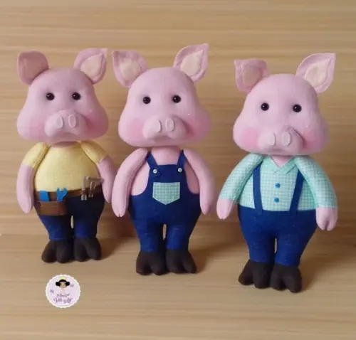Três Porquinhos 35 cm