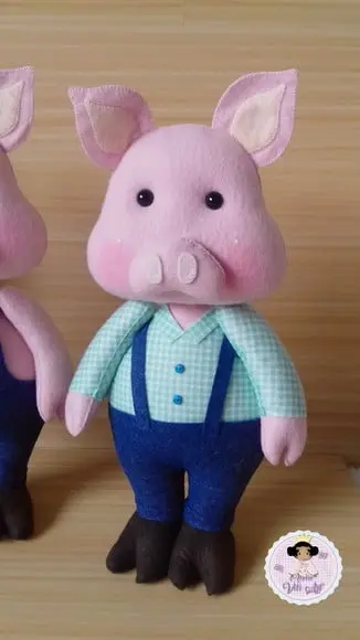 Três Porquinhos 35 cm