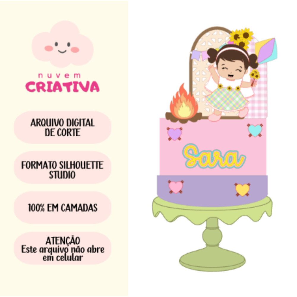 Arquivo de Corte - Topo de Bolo Junino Casal Caipira