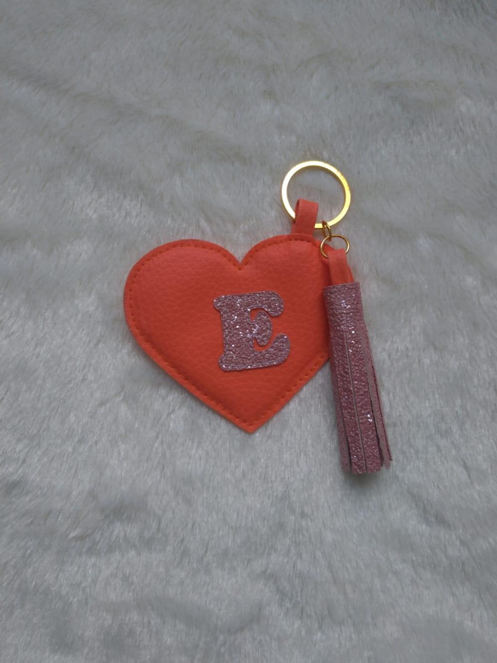 Chaveiro Coração Franja Tassel