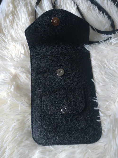 Bolsinha para Celular Vivian tiracolo preta