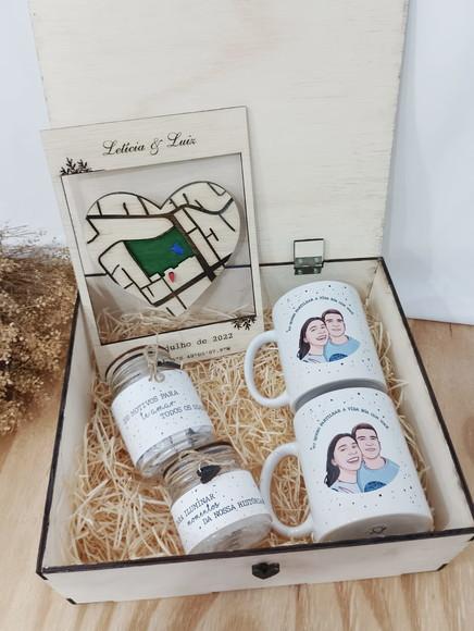 Caixa Caneca, Mapa, Vela e Potinho 200 Motivos