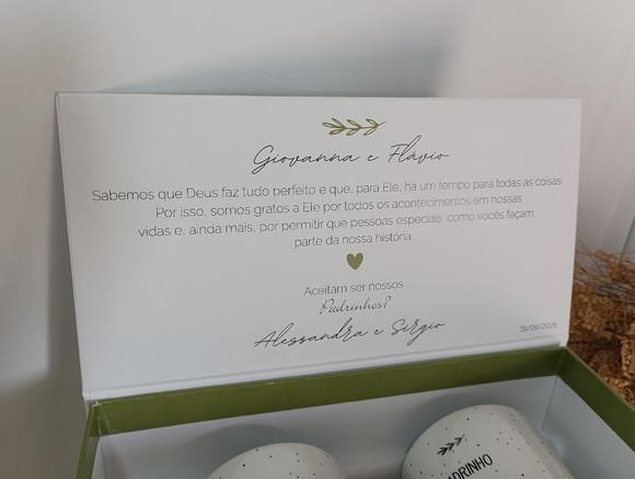 Caixa Padrinho de Casamento