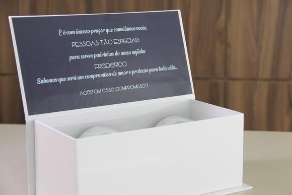 Caixa padrinhos de batismo