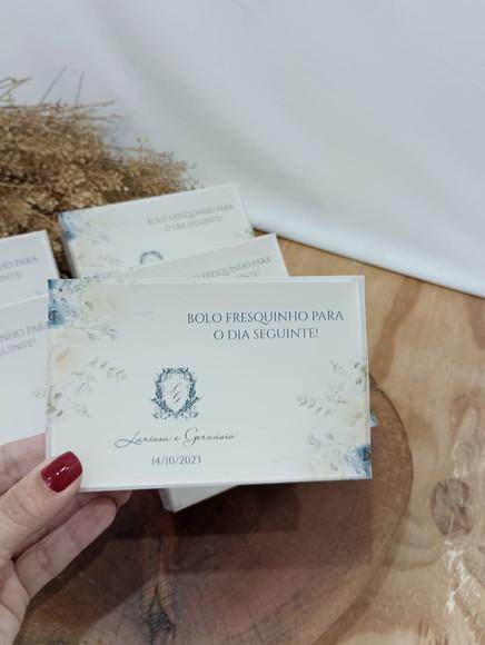 Caixinha para Fatia de Bolo Personalizada - Slide Cake